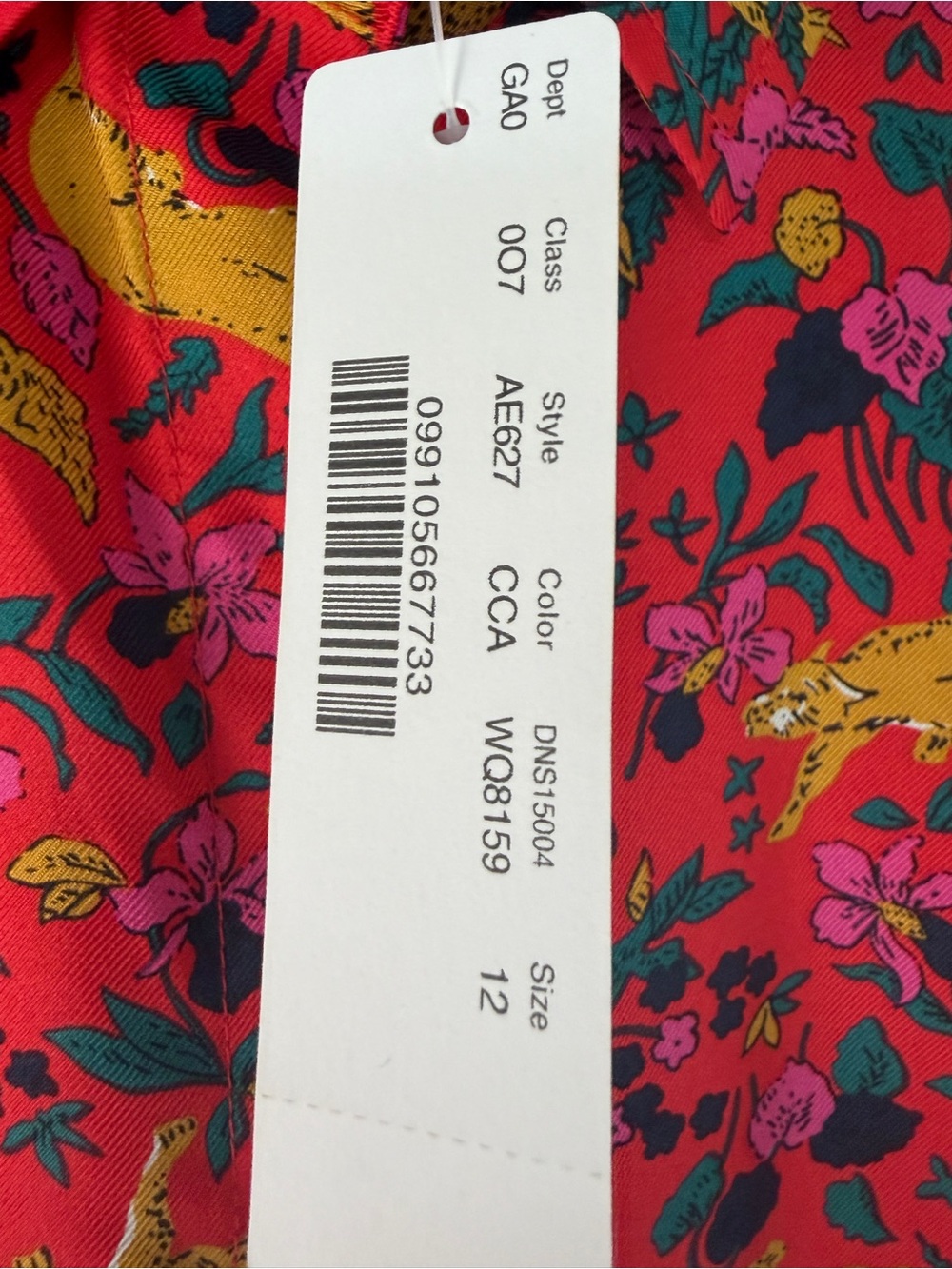 J. Crew Collection Women’s Silk Blouse Leopard NWT - Picture 2 of 5
